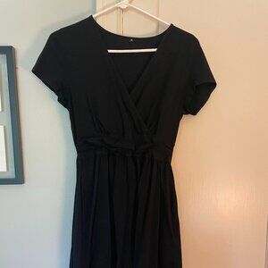 Faux wrap mid-length dress - Amazon - size M
